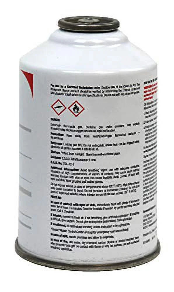 Honeywell R1234YF HFO - 1234yf Low Global Warming Potential 8 oz Automotive Refrigerant (4 Pack)