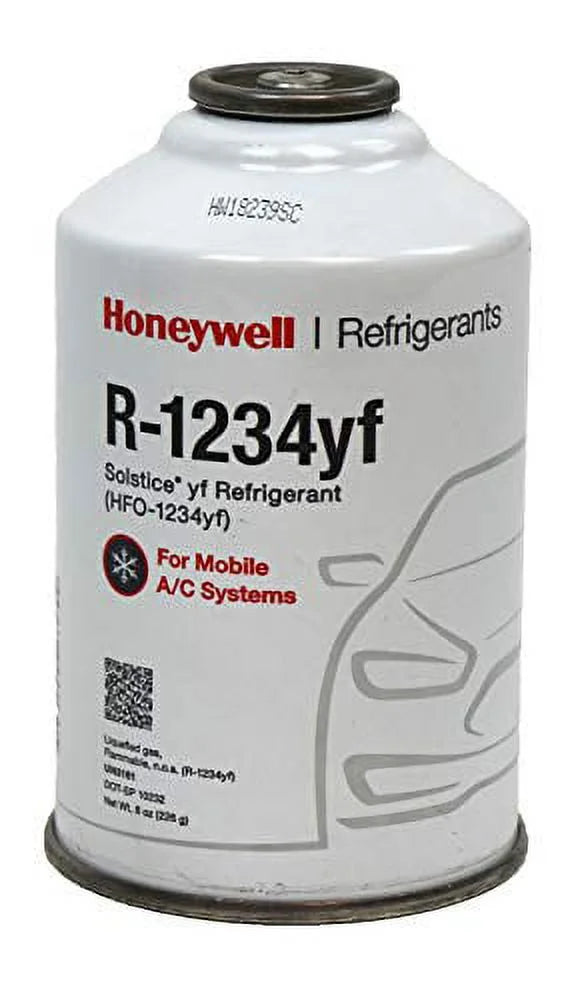 Honeywell R1234YF HFO - 1234yf Low Global Warming Potential 8 oz Automotive Refrigerant (4 Pack)